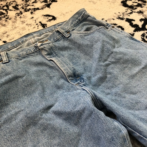 lightwash baggy wrangler jeans - Picture 2 of 4